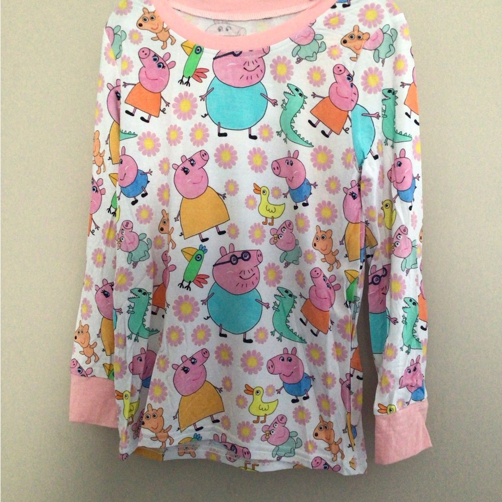 Colorful Cartoon Print Long Sleeve Shirt